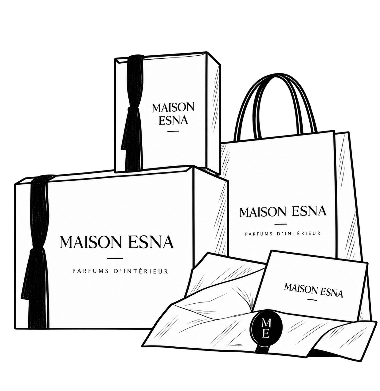 Emballage cadeau Maison Esna
