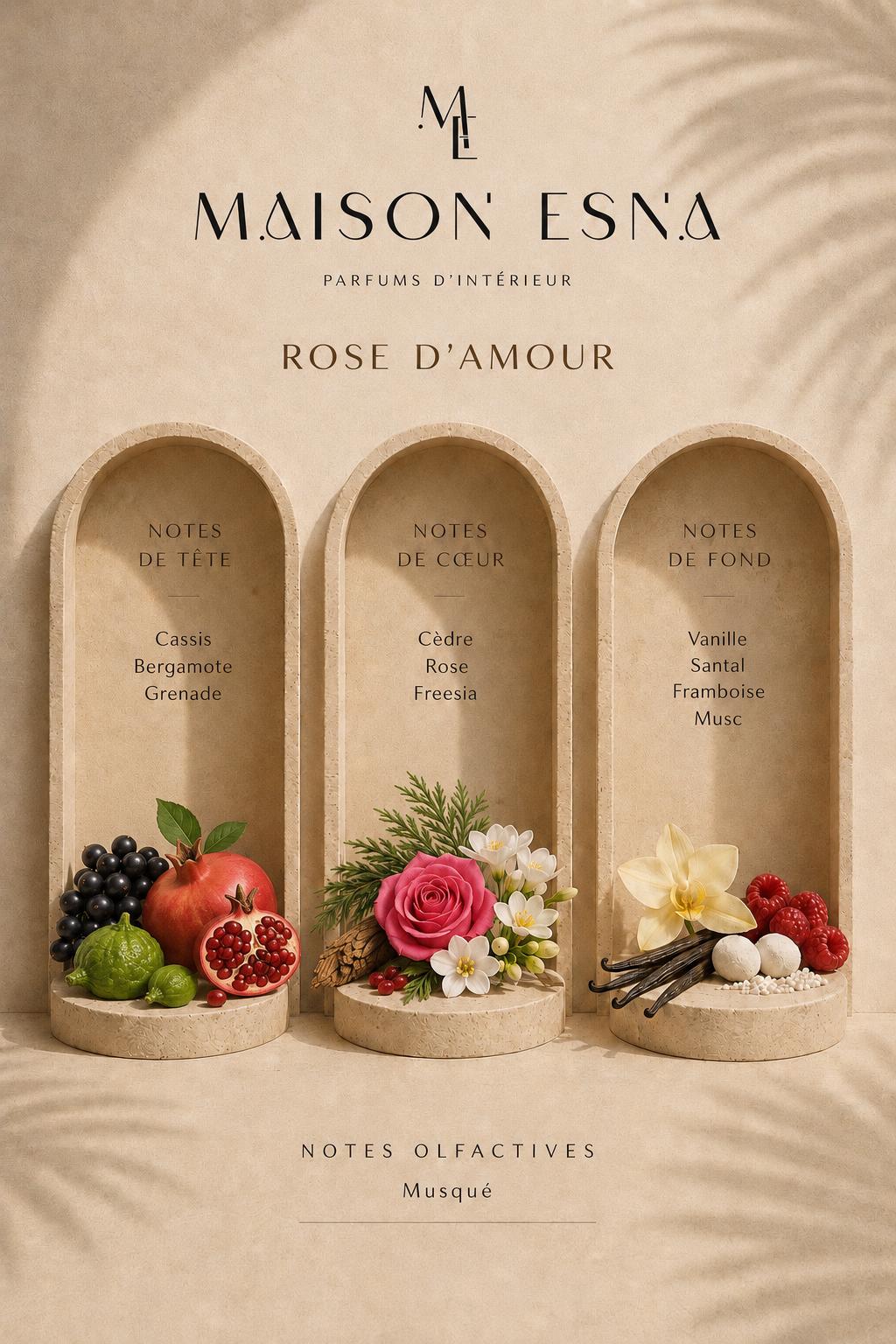 Fondant parfumé — Rose d'Amour